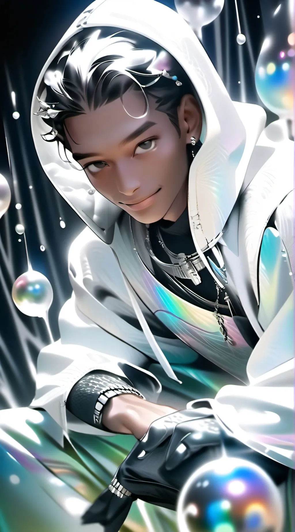 ai character: DJ margret background