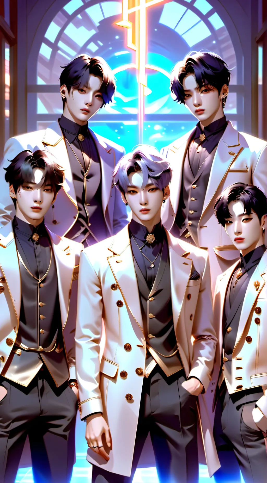 ai character: Bts background