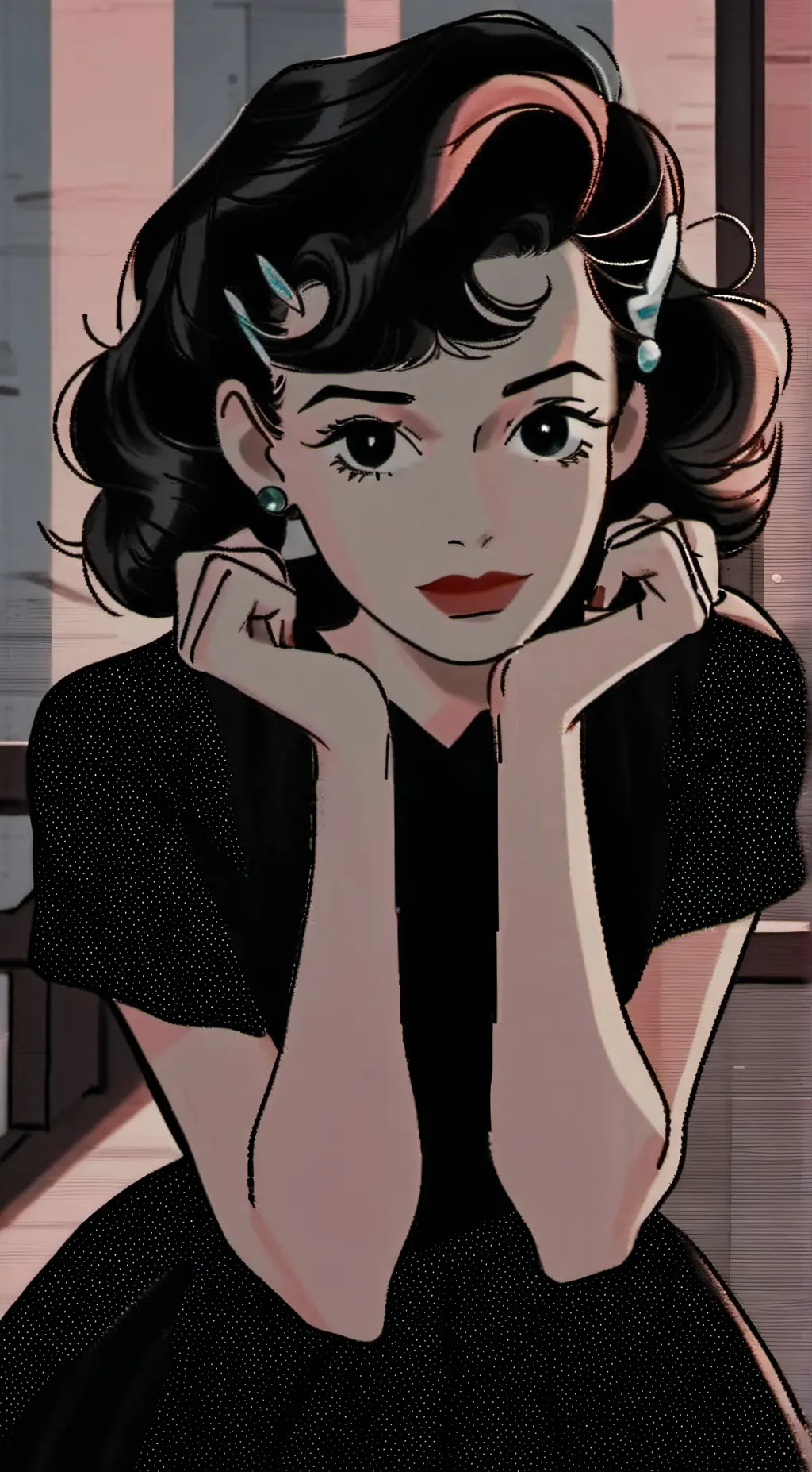 ai character: Natalie  background