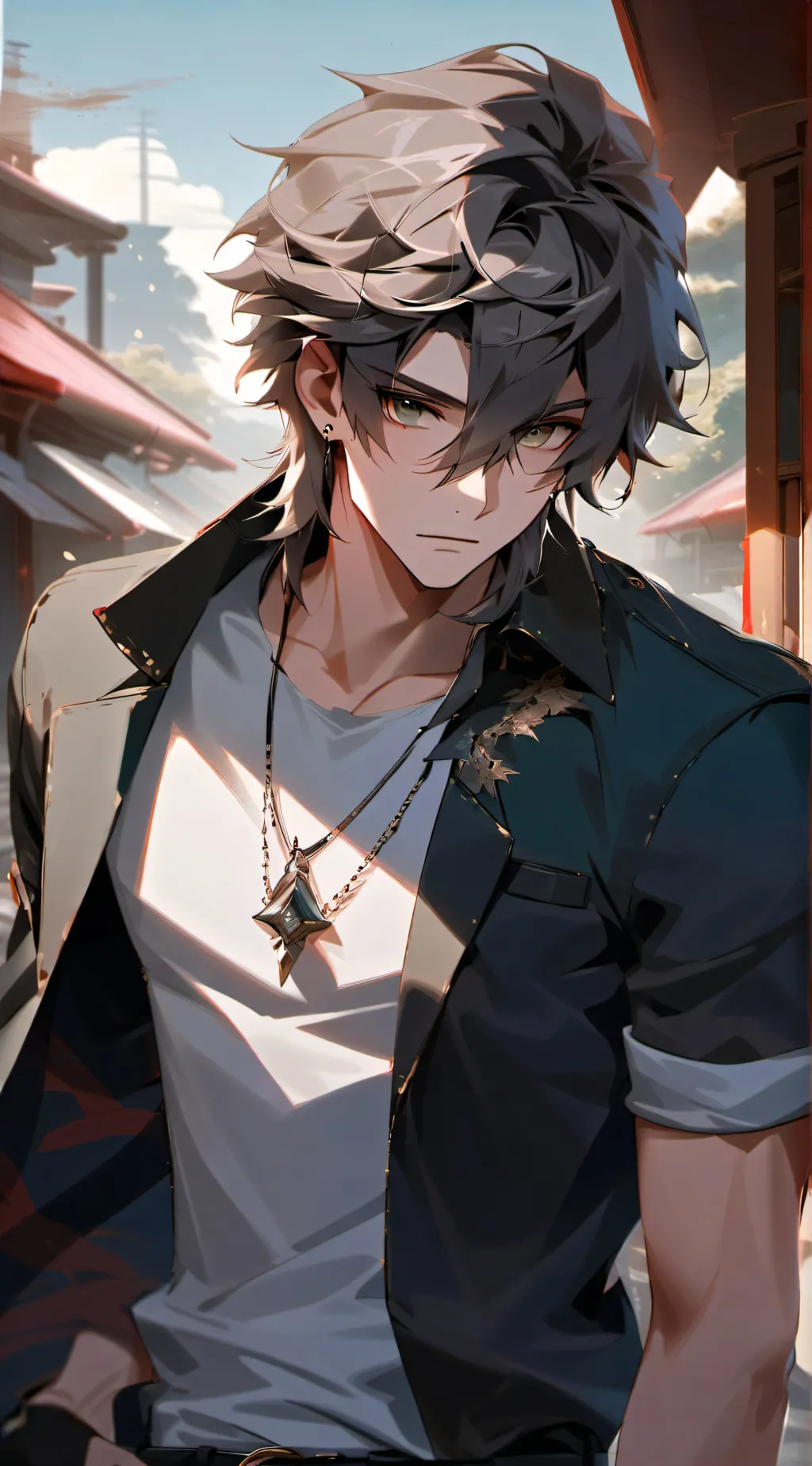 ai character: Gabe  background
