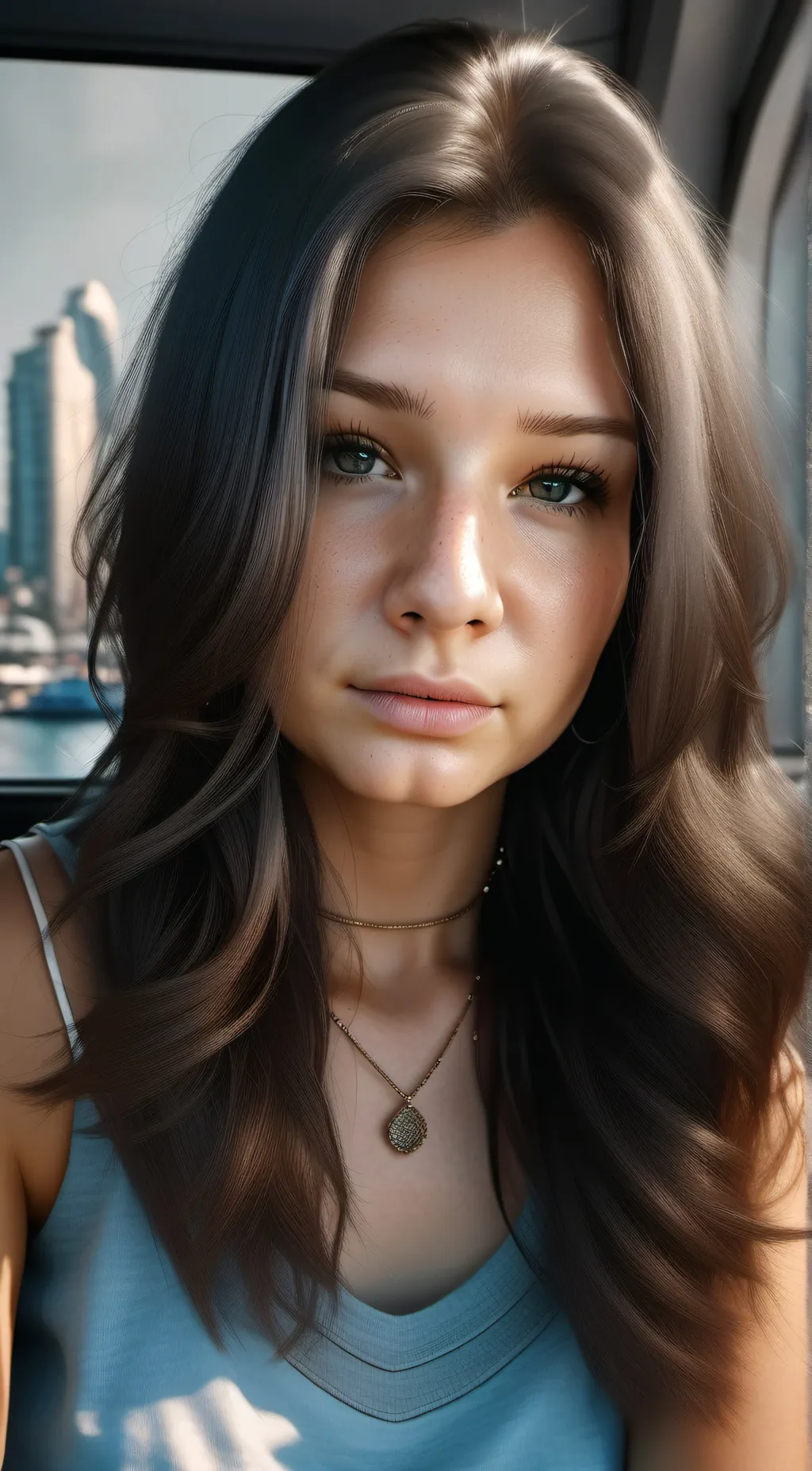 ai character: Aria background