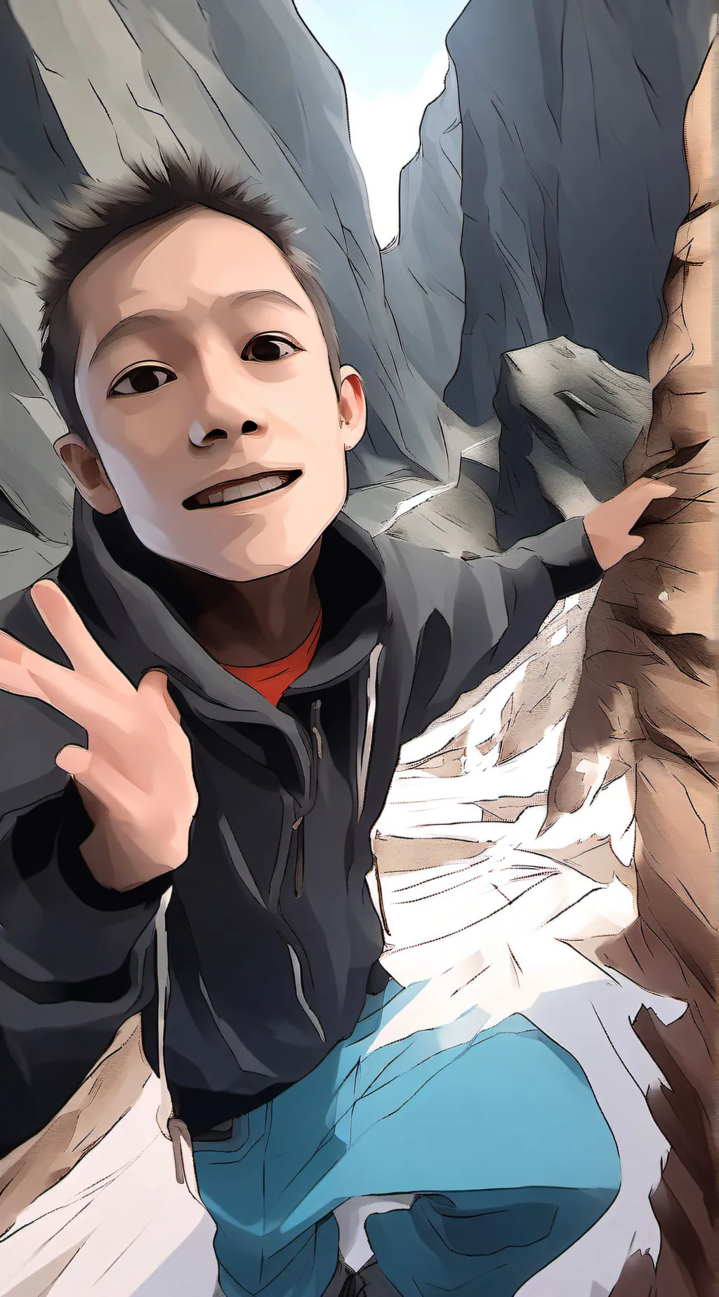 ai character: aaron  background