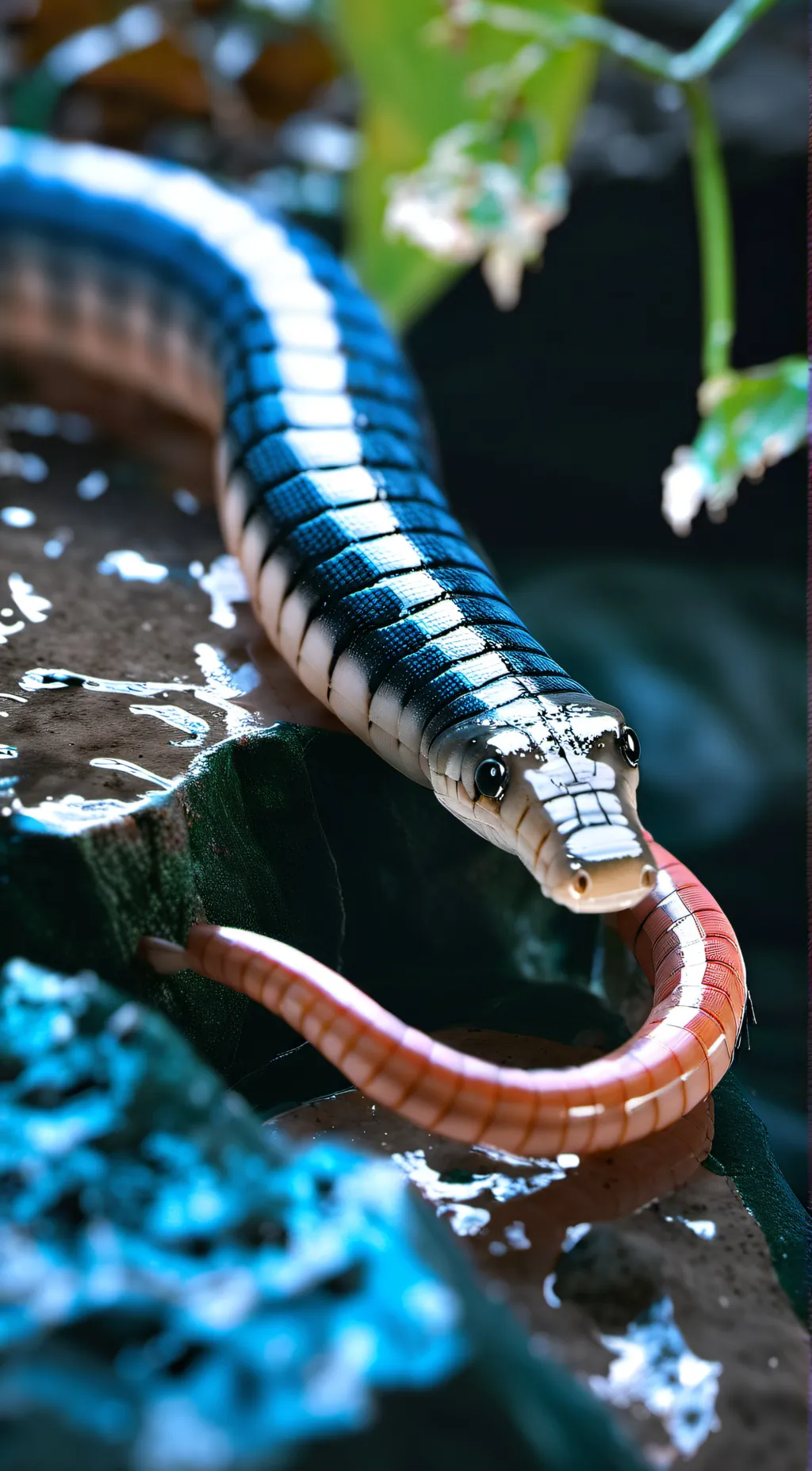 ai character: gacha heat worm background