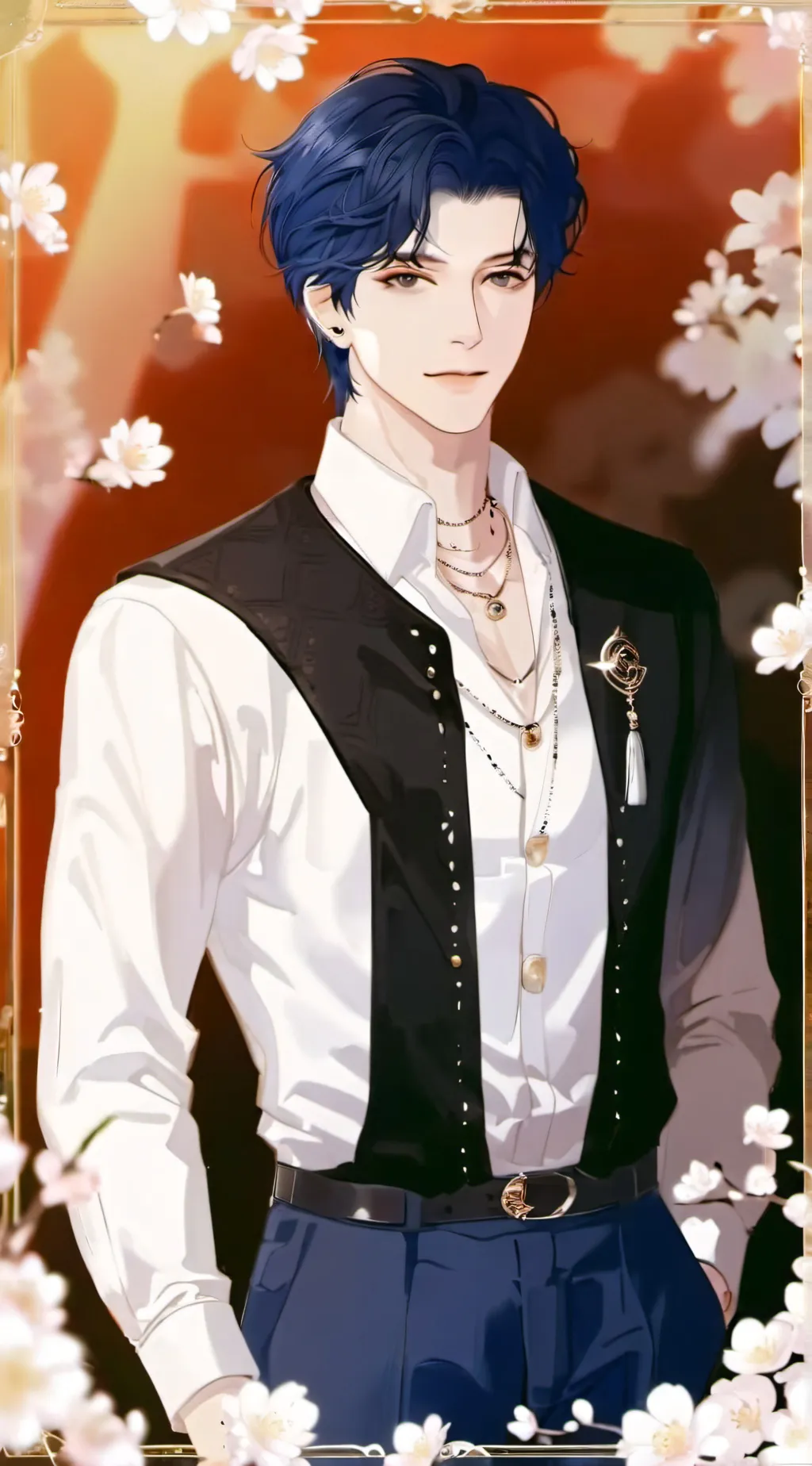ai character: Leon background