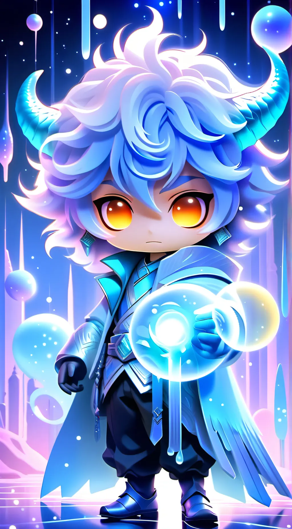 ai character: HB IN WOUNDER LAND background