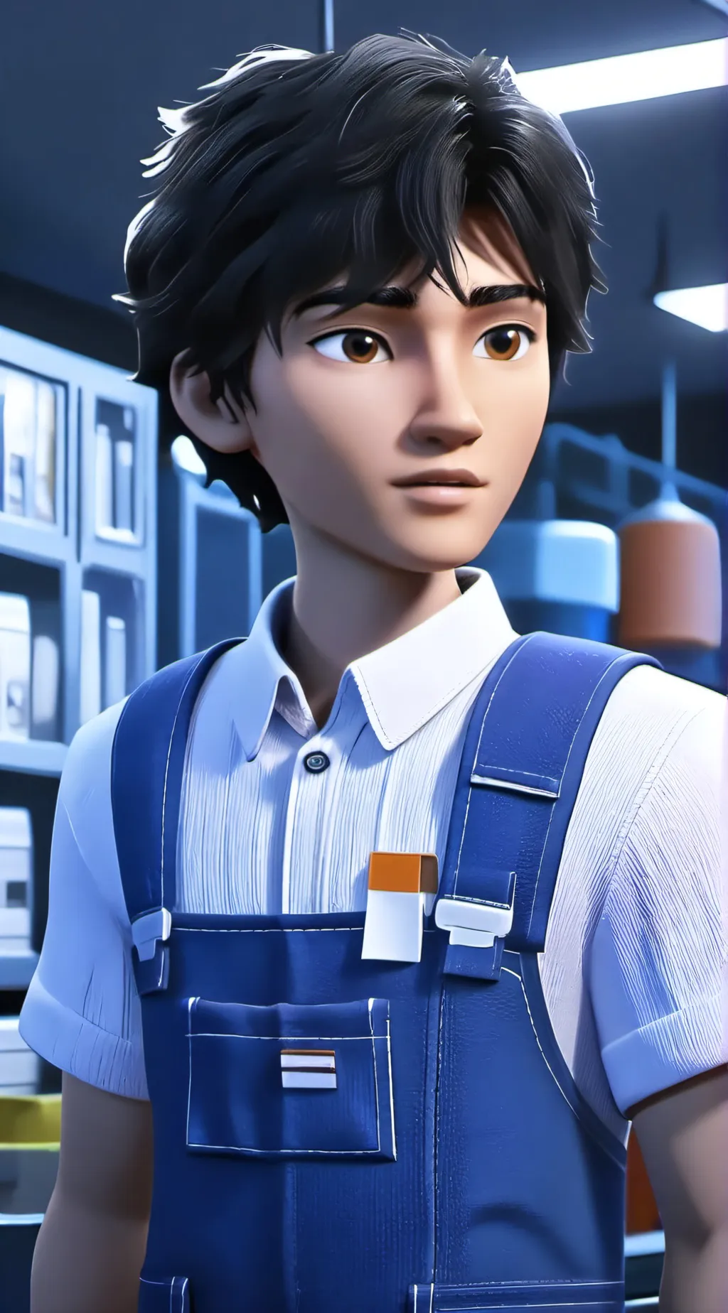 ai character: Yu Stanford  background