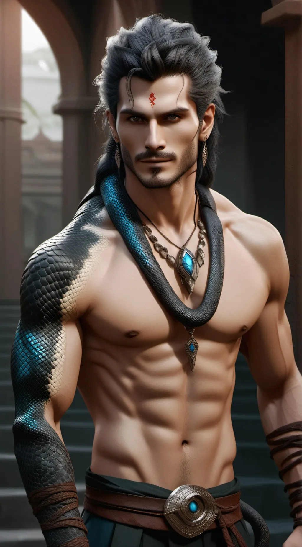 ai character: Sky background