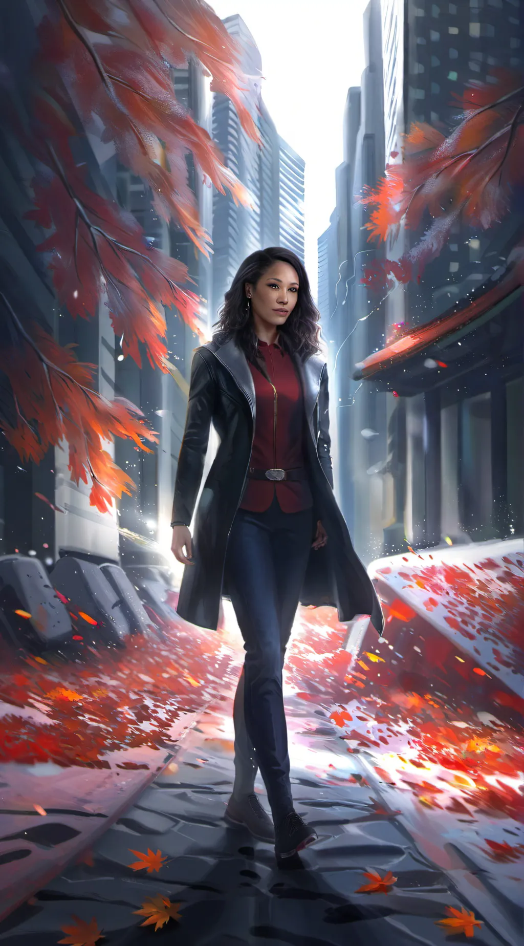 ai character: Iris west background