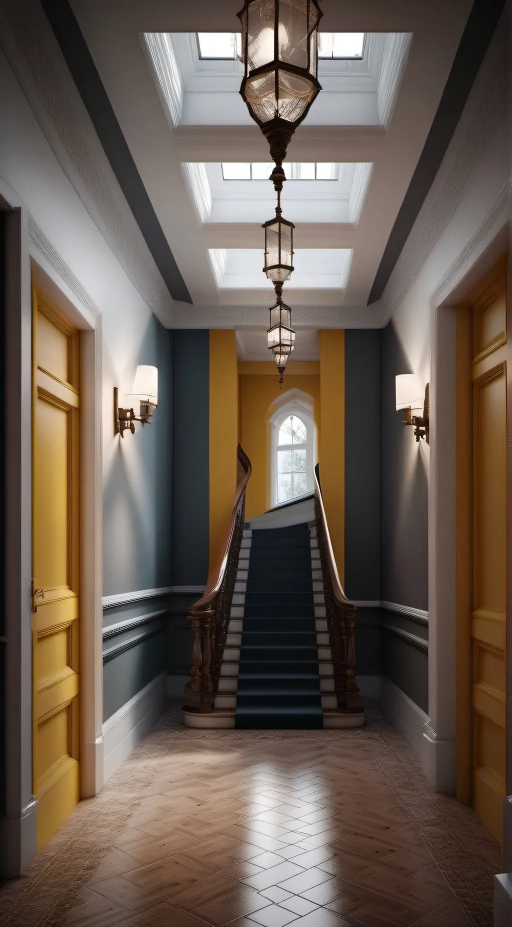 ai character: The Backrooms background