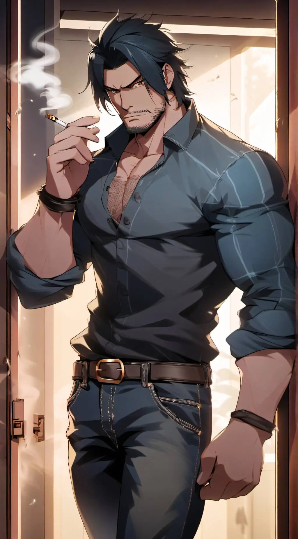 ai character: Logan/Wolverine  background