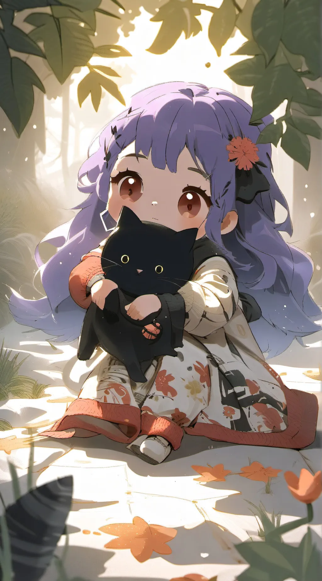 ai character: Teeny Donutsy background