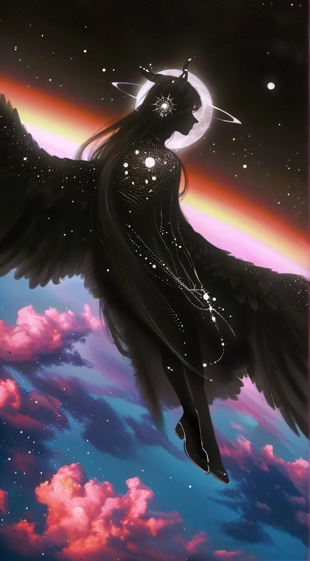 ai character: Galaxy unknown  background