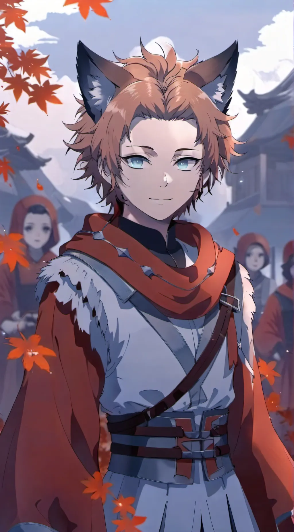 ai character: Hashiras(boy) background