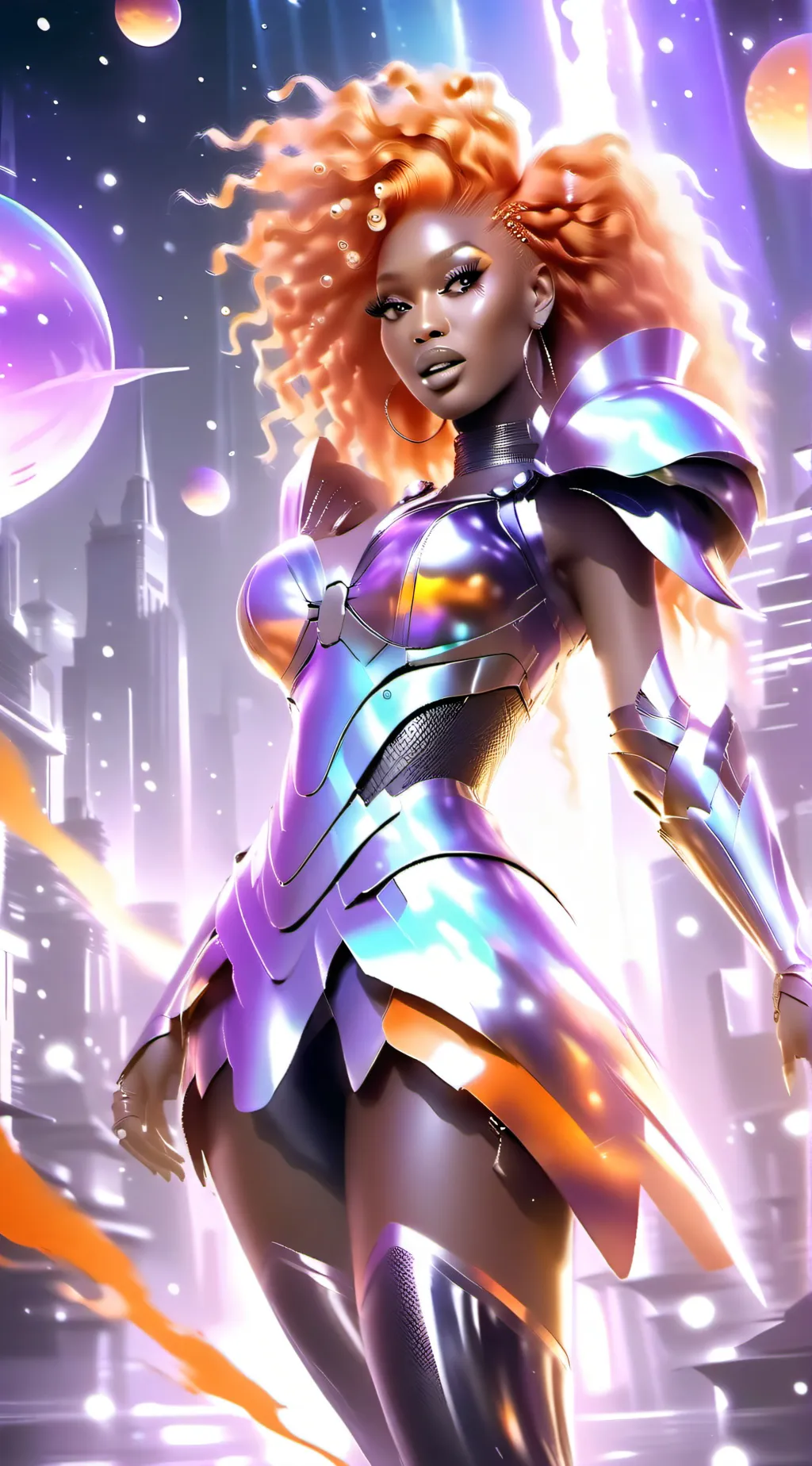 ai character: Saphhira Cristàl background