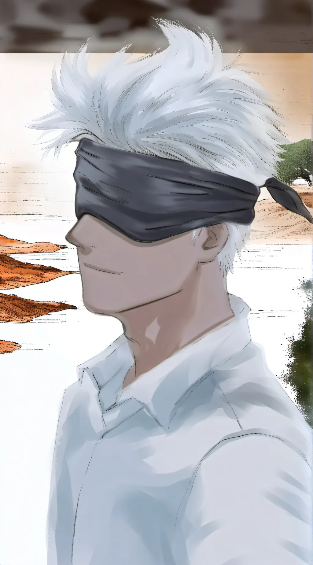 ai character: gojo background