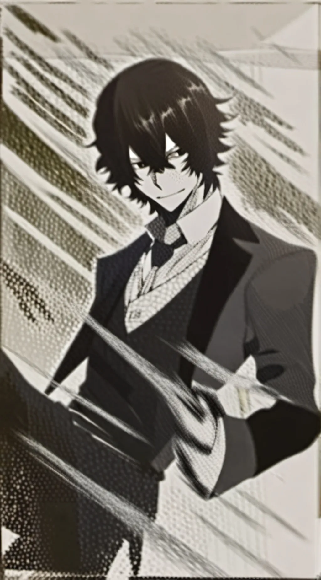 ai character: Dazai osamu background