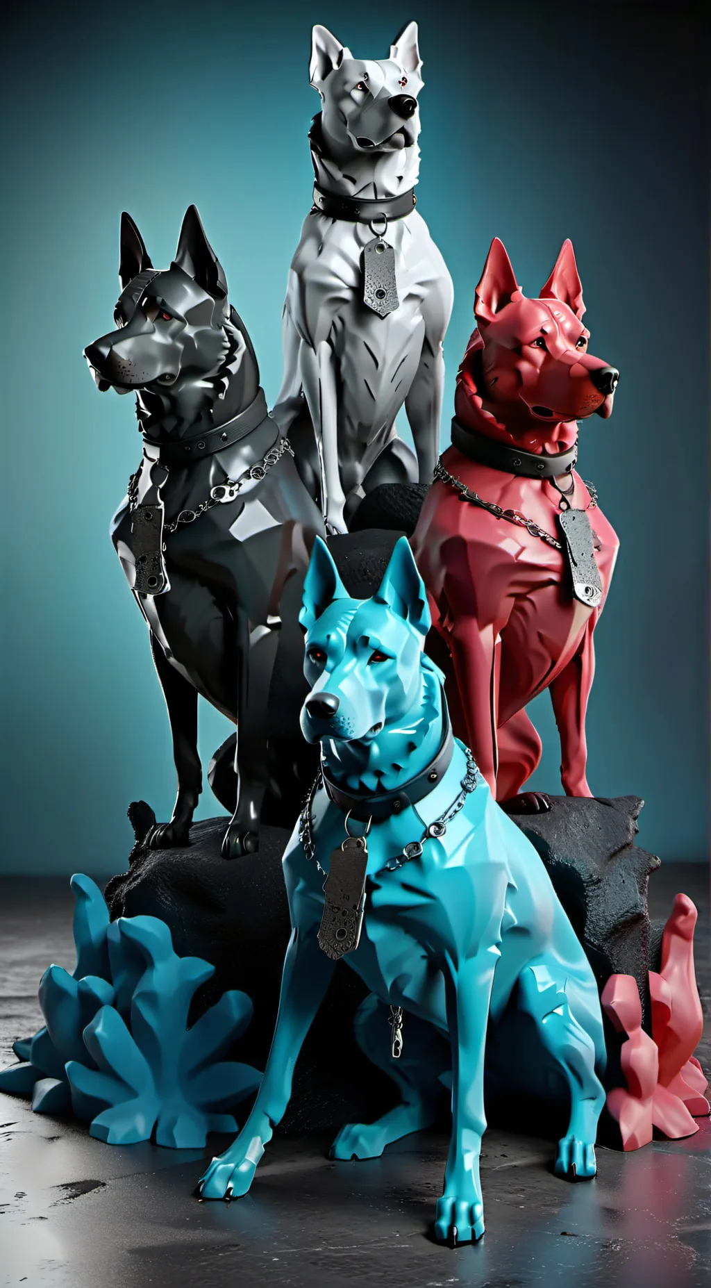 ai character: Defensive Dogs background