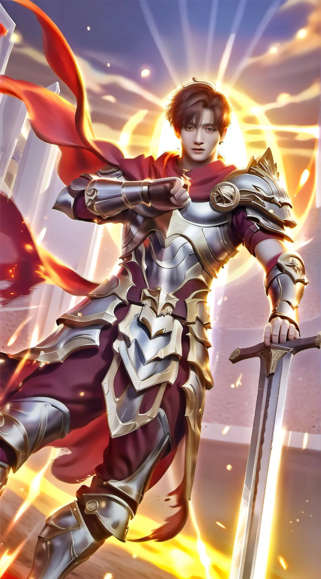 ai character: God of War background