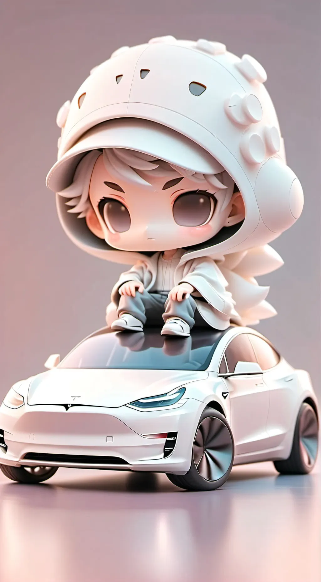 ai character: Compact sedan background