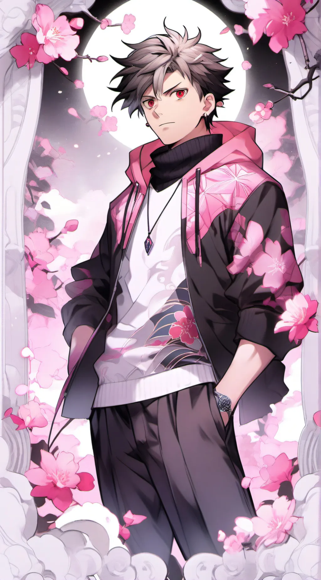 ai character: JJK Road-trip background