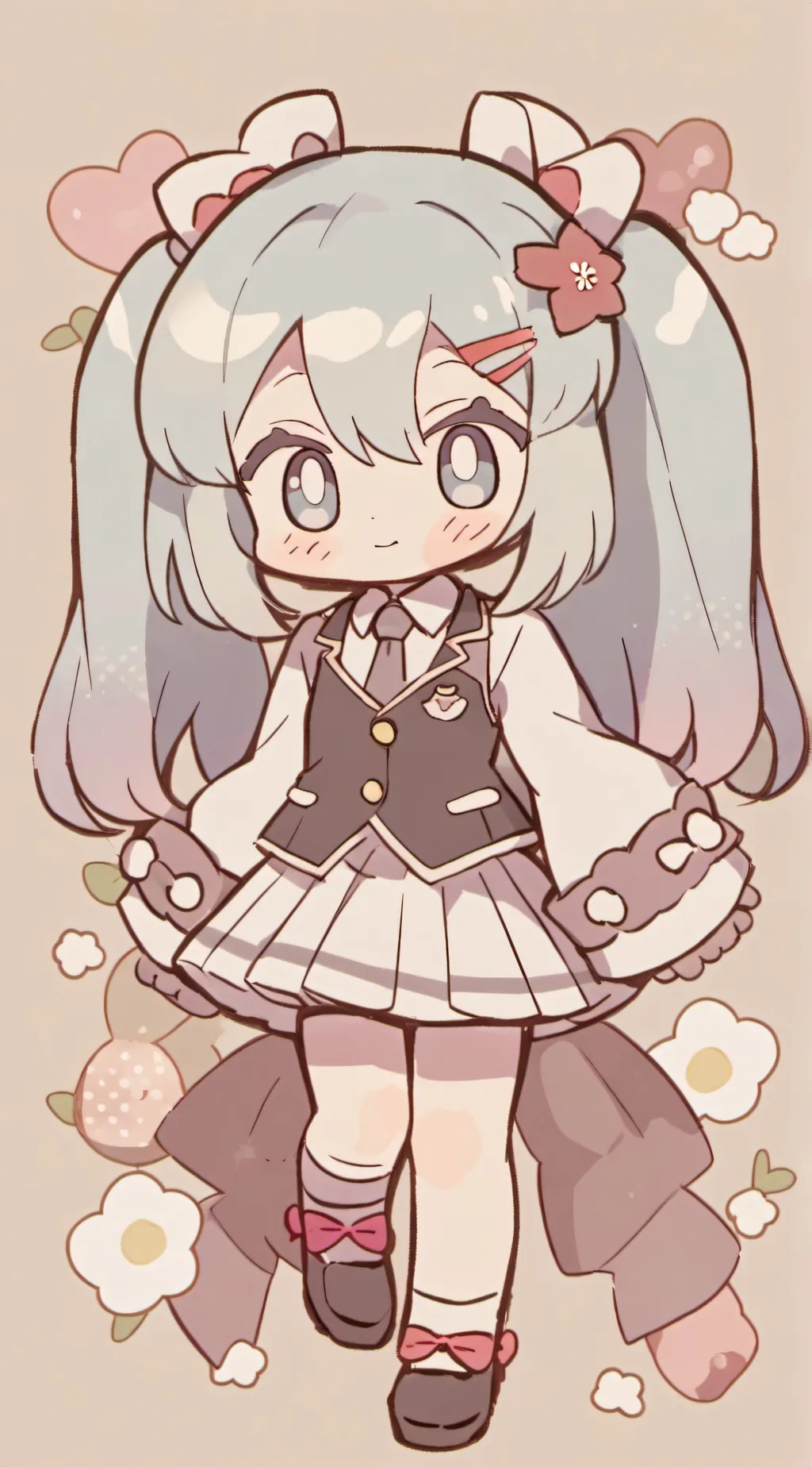 ai character: miku background