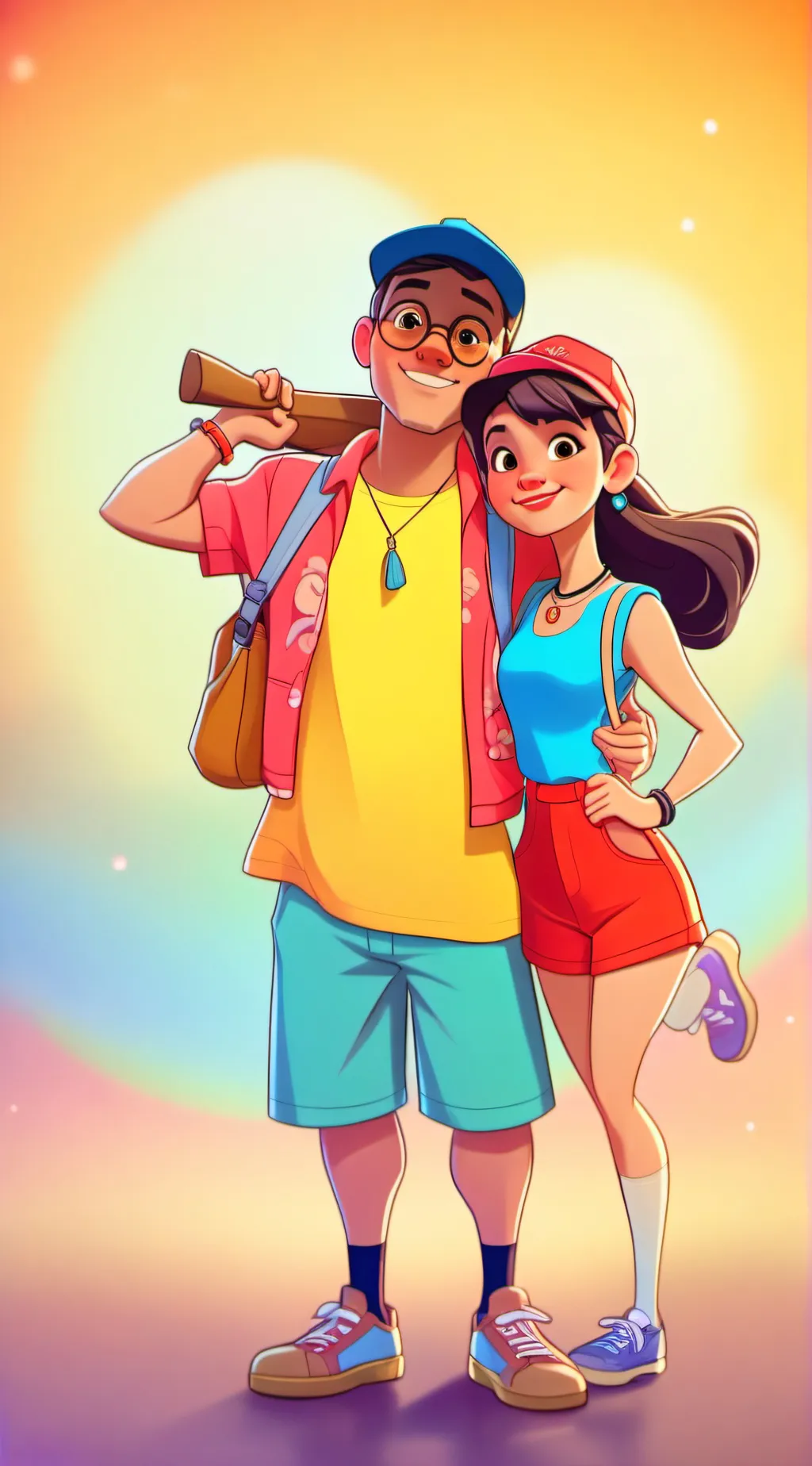 ai character: Friend Group background