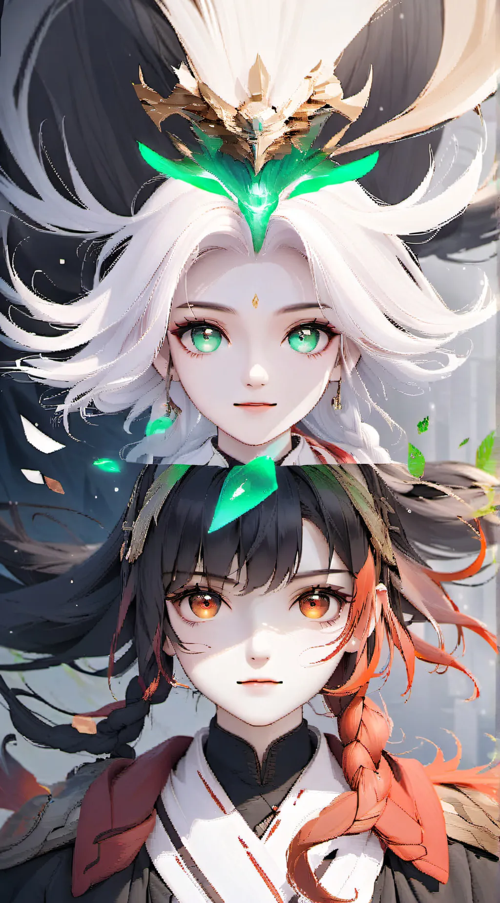 ai character: Rina and nina background