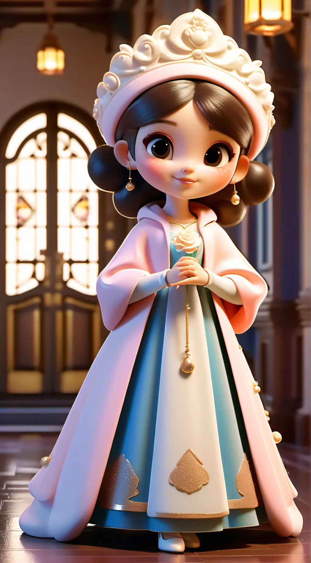 ai character: Lola the princess background