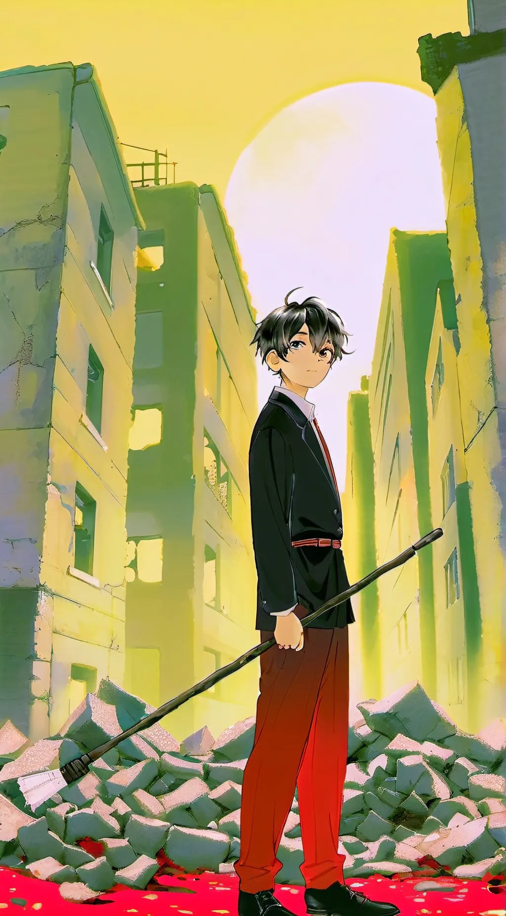 ai character: The magician  background