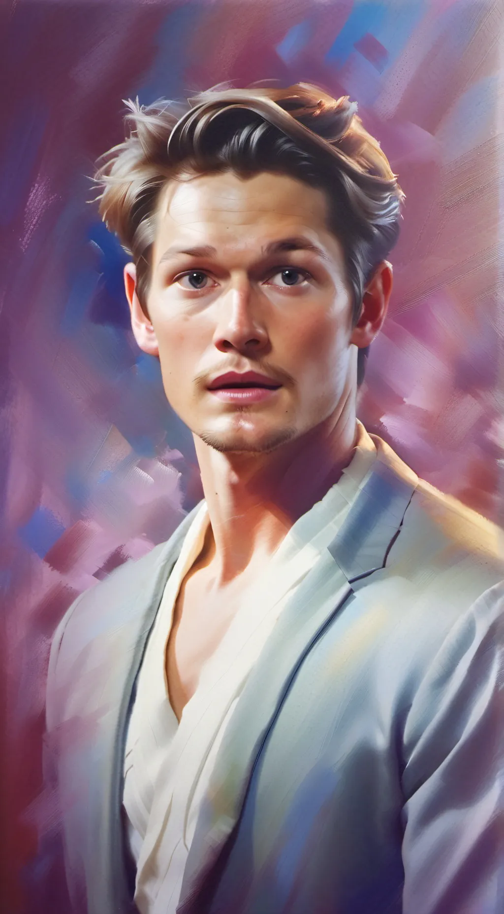 ai character: James beafort  background