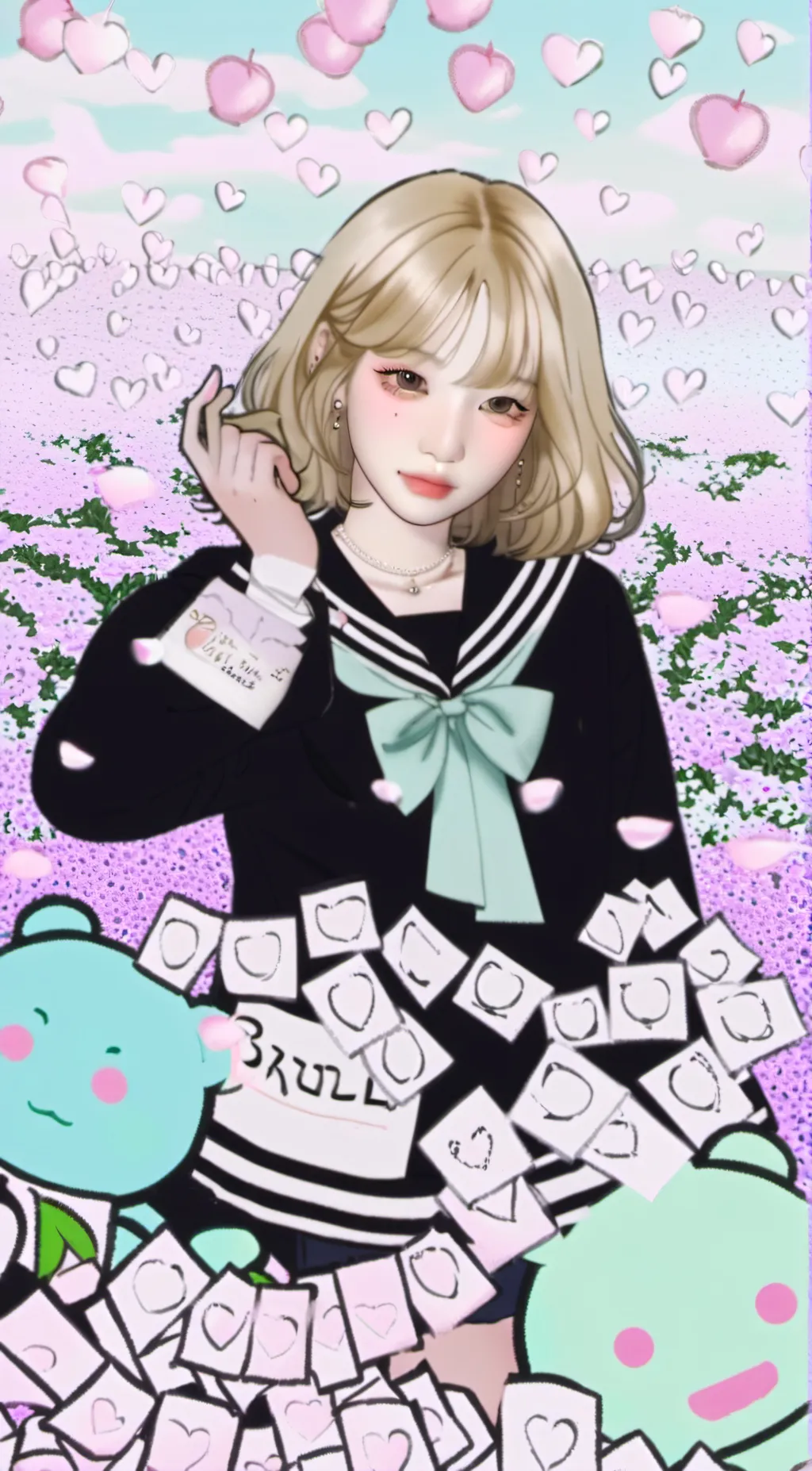 ai character: chaewon background