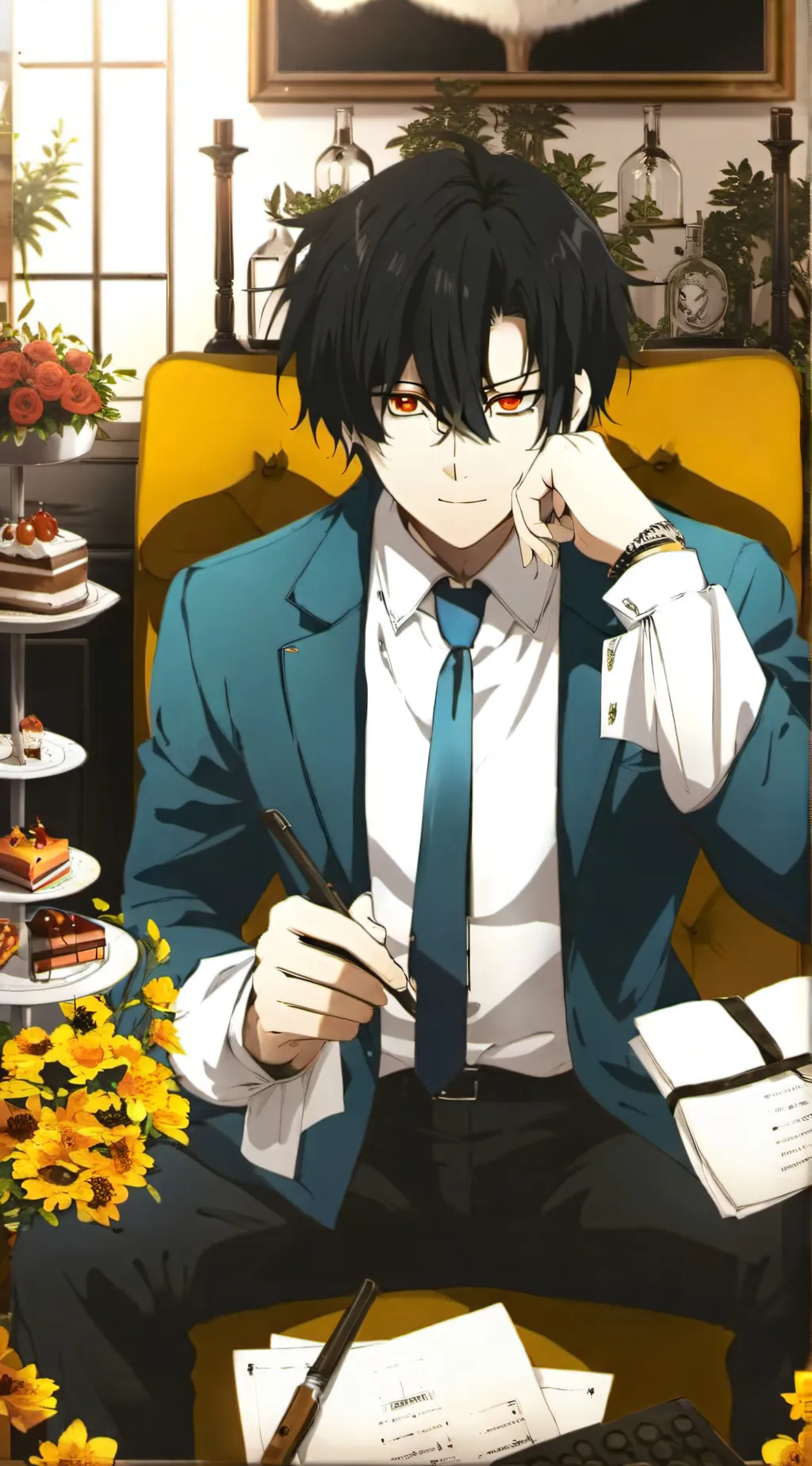 ai character: Class 1-A  background