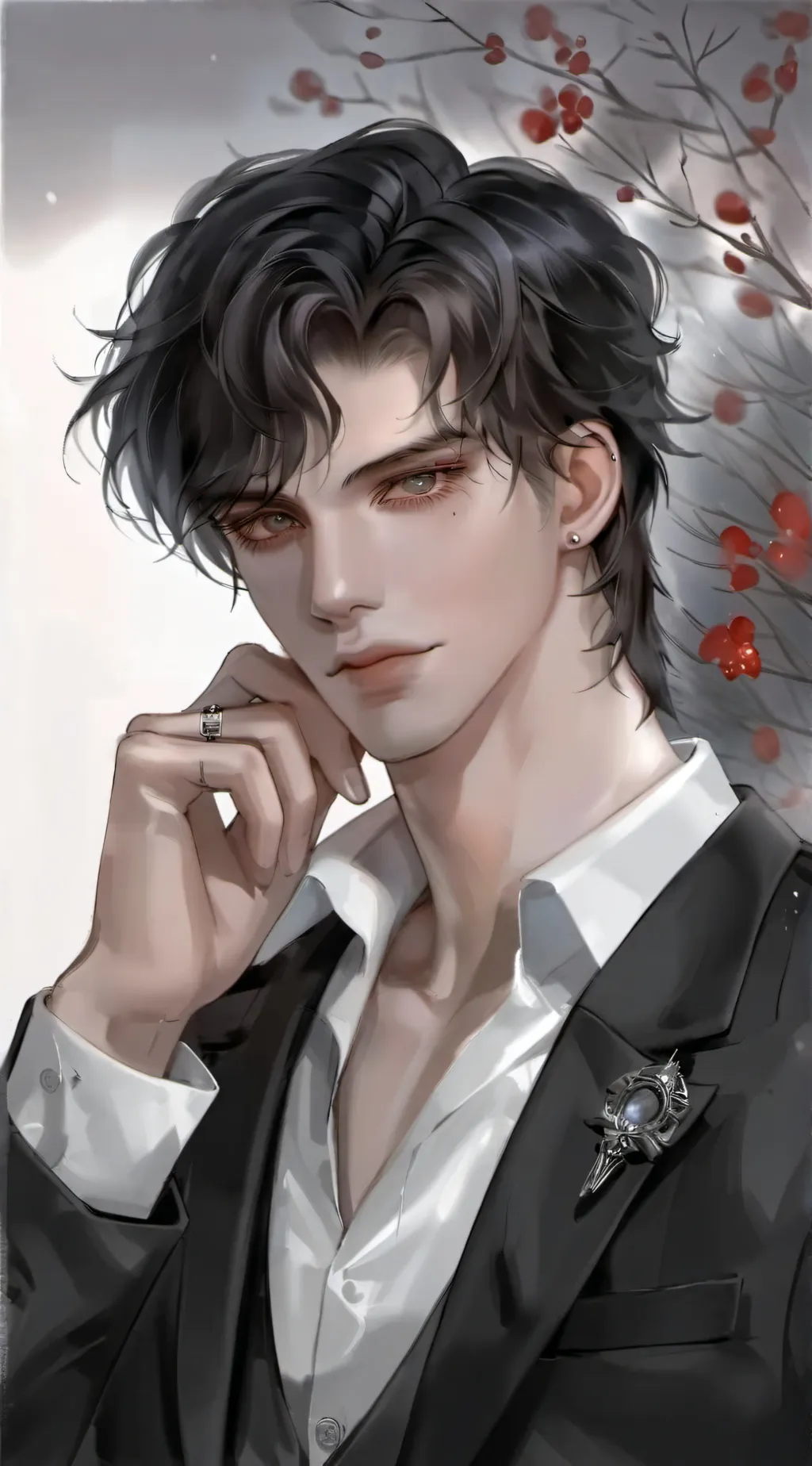 ai character: Zack  background