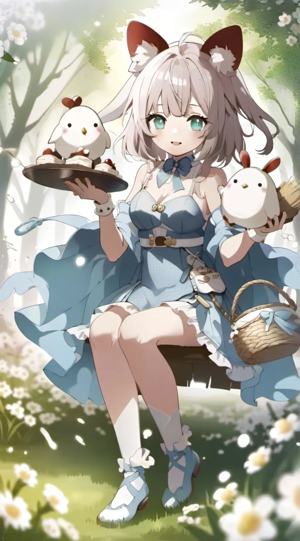 ai character: L∆LA background