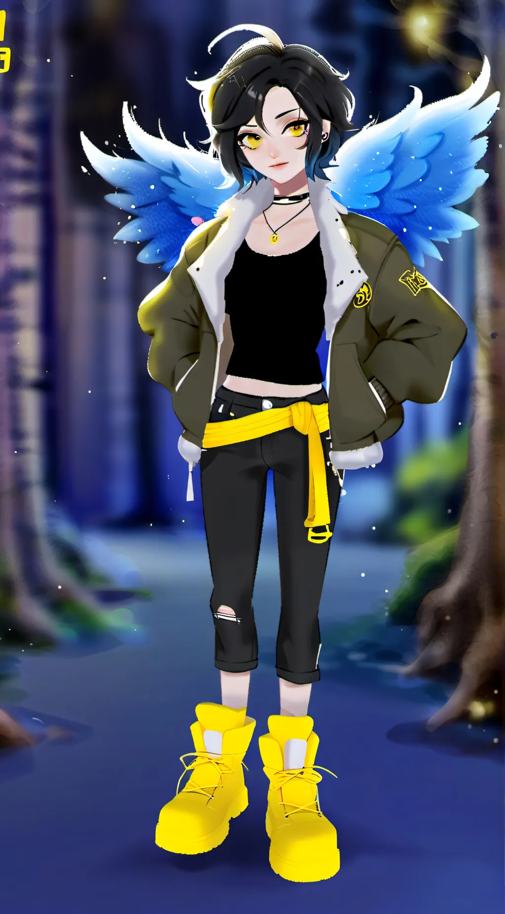 ai character: Ellie background