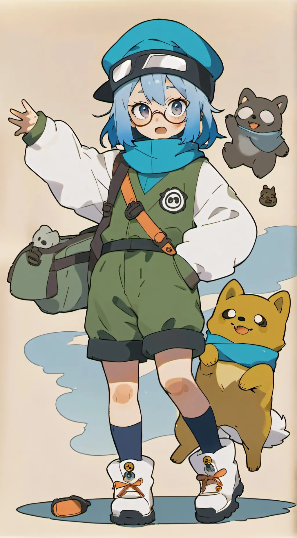 ai character: Harper koizumi  background