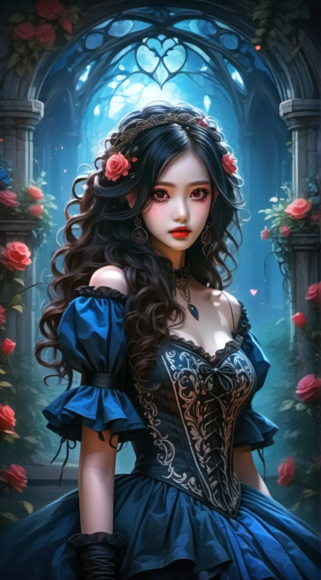 ai character: avengers/red room background