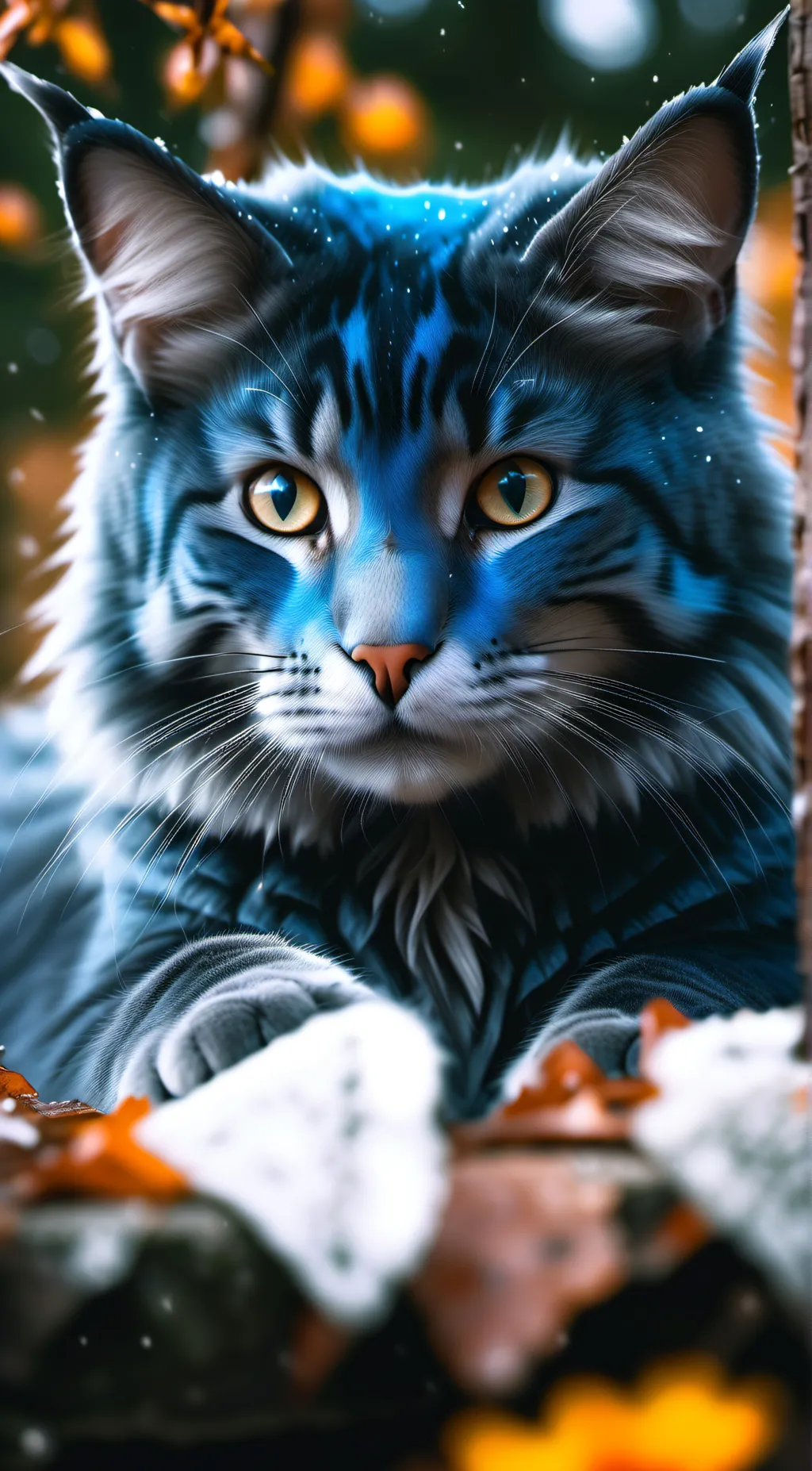 ai character: cats background