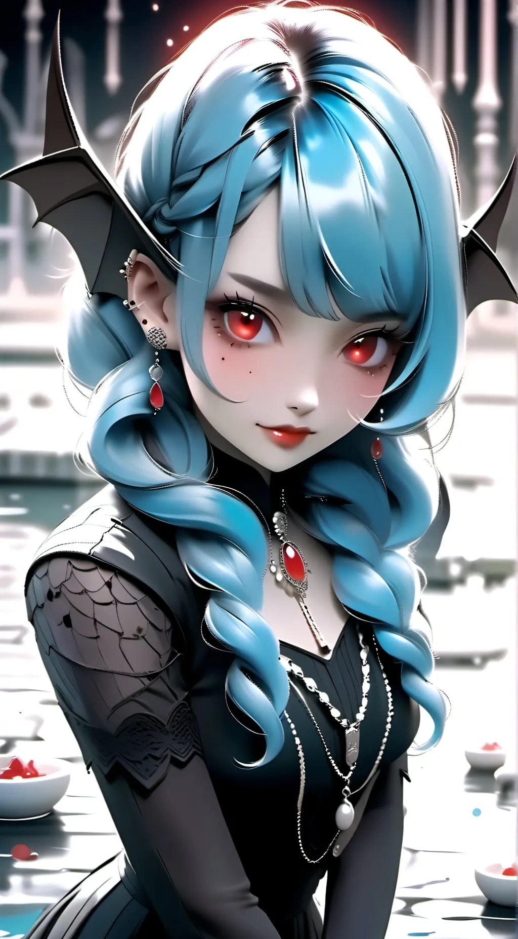 ai character: Nourra  background