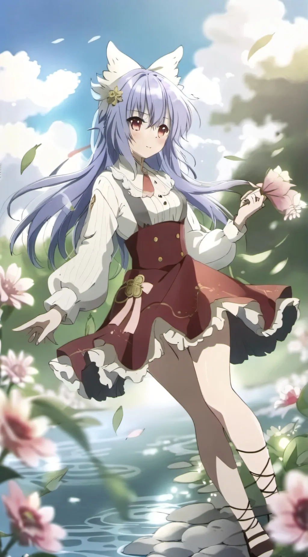 ai character: Lily background