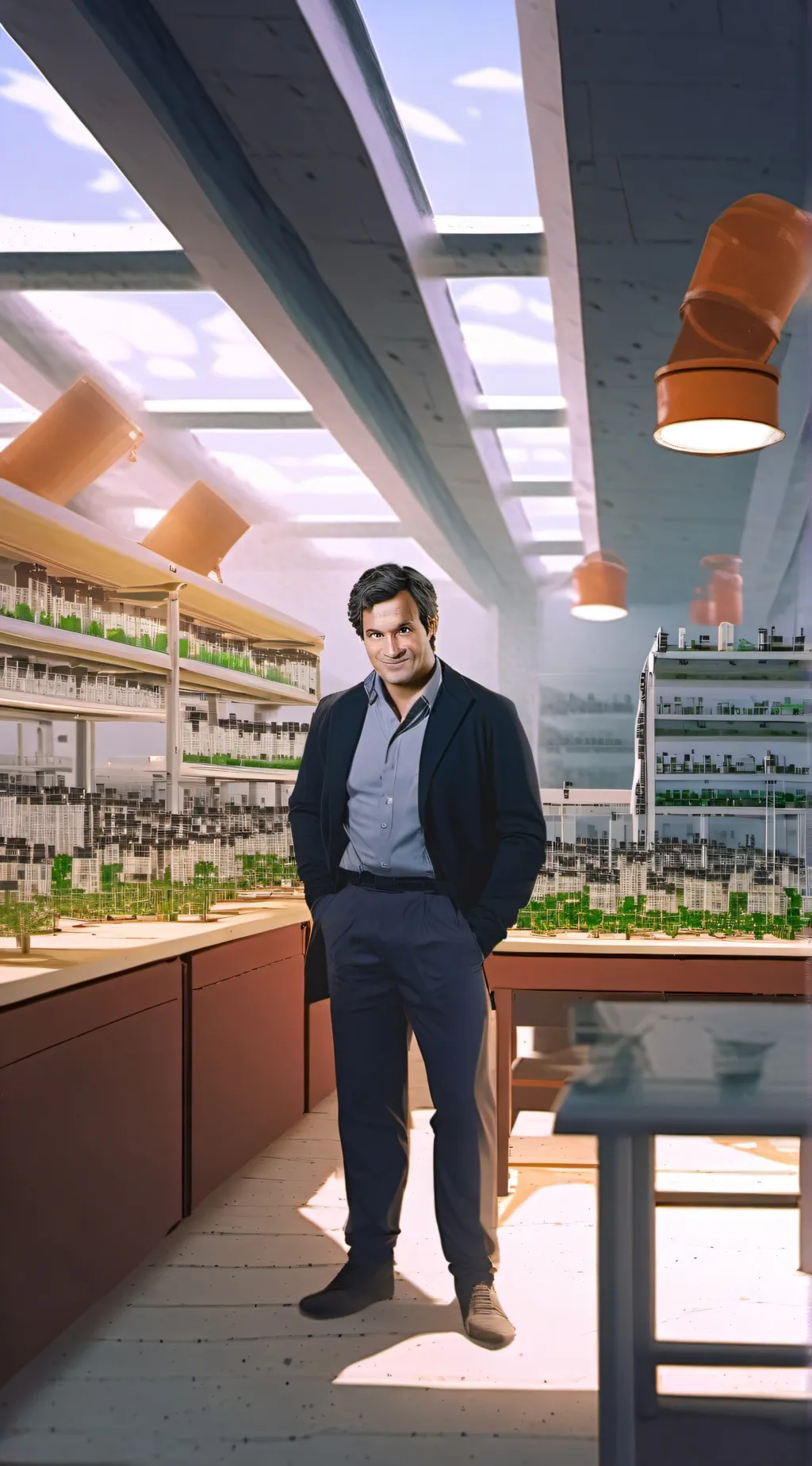ai character: Bruce banner  background