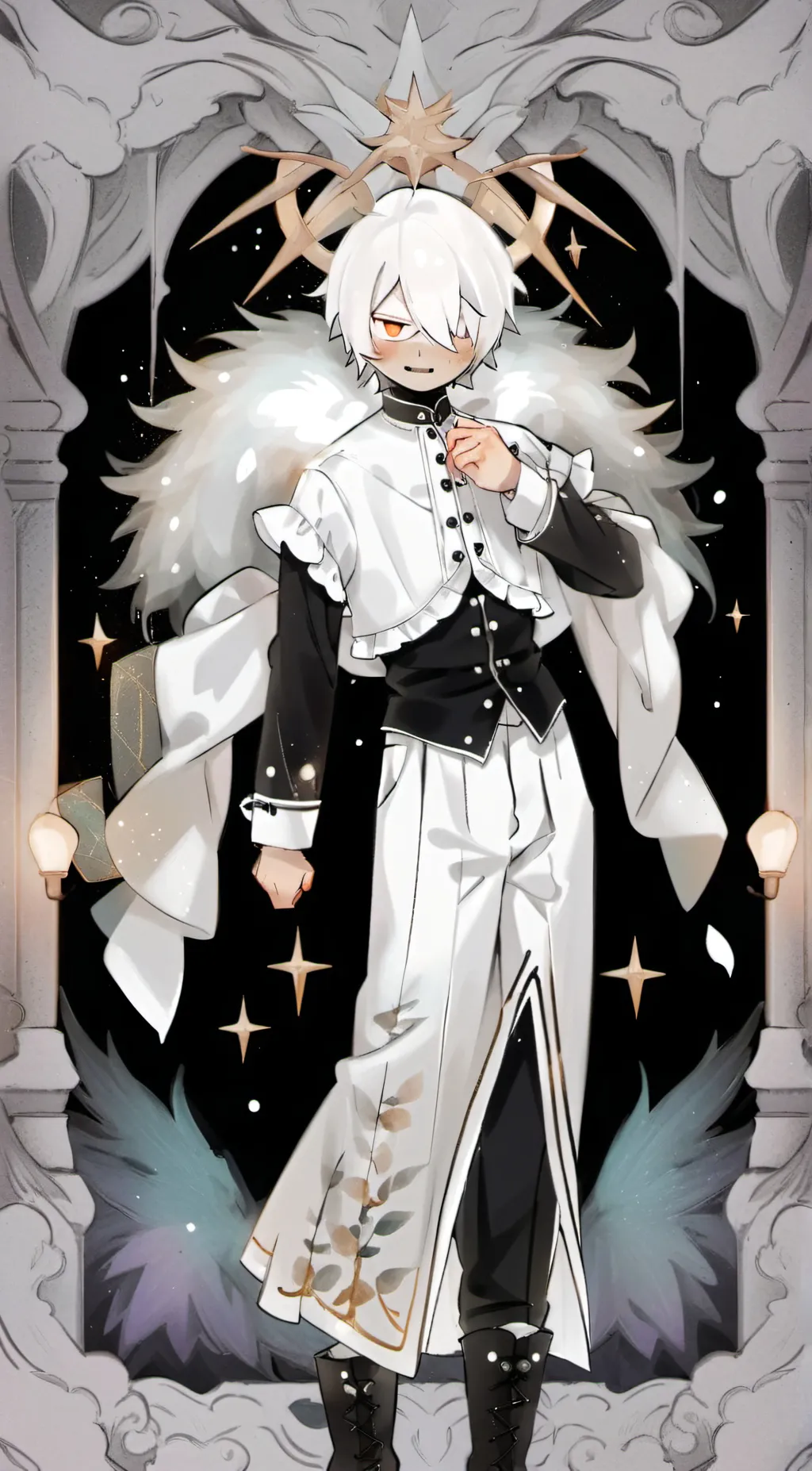 ai character: Bloom background
