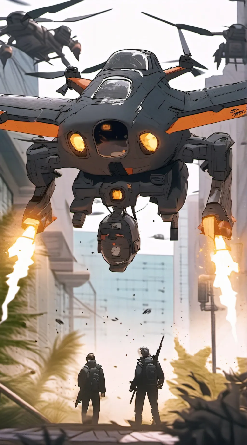 ai character: Uzi background