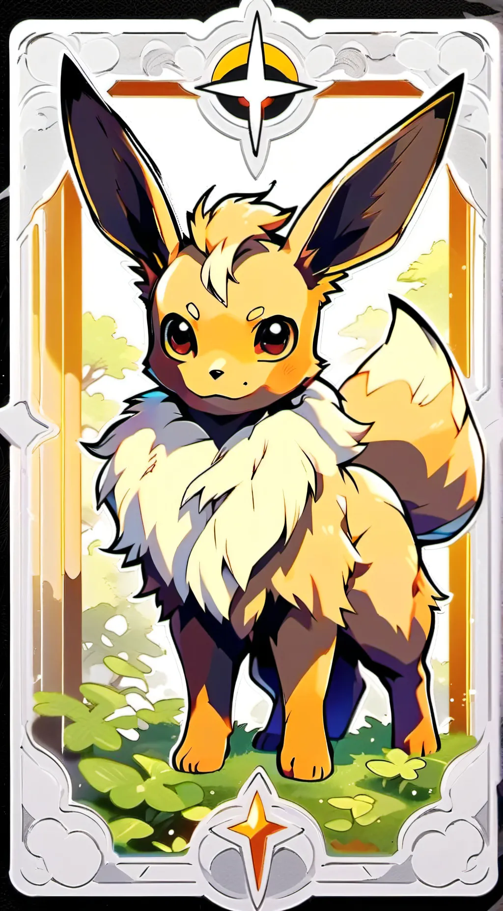 ai character: eeveelution background