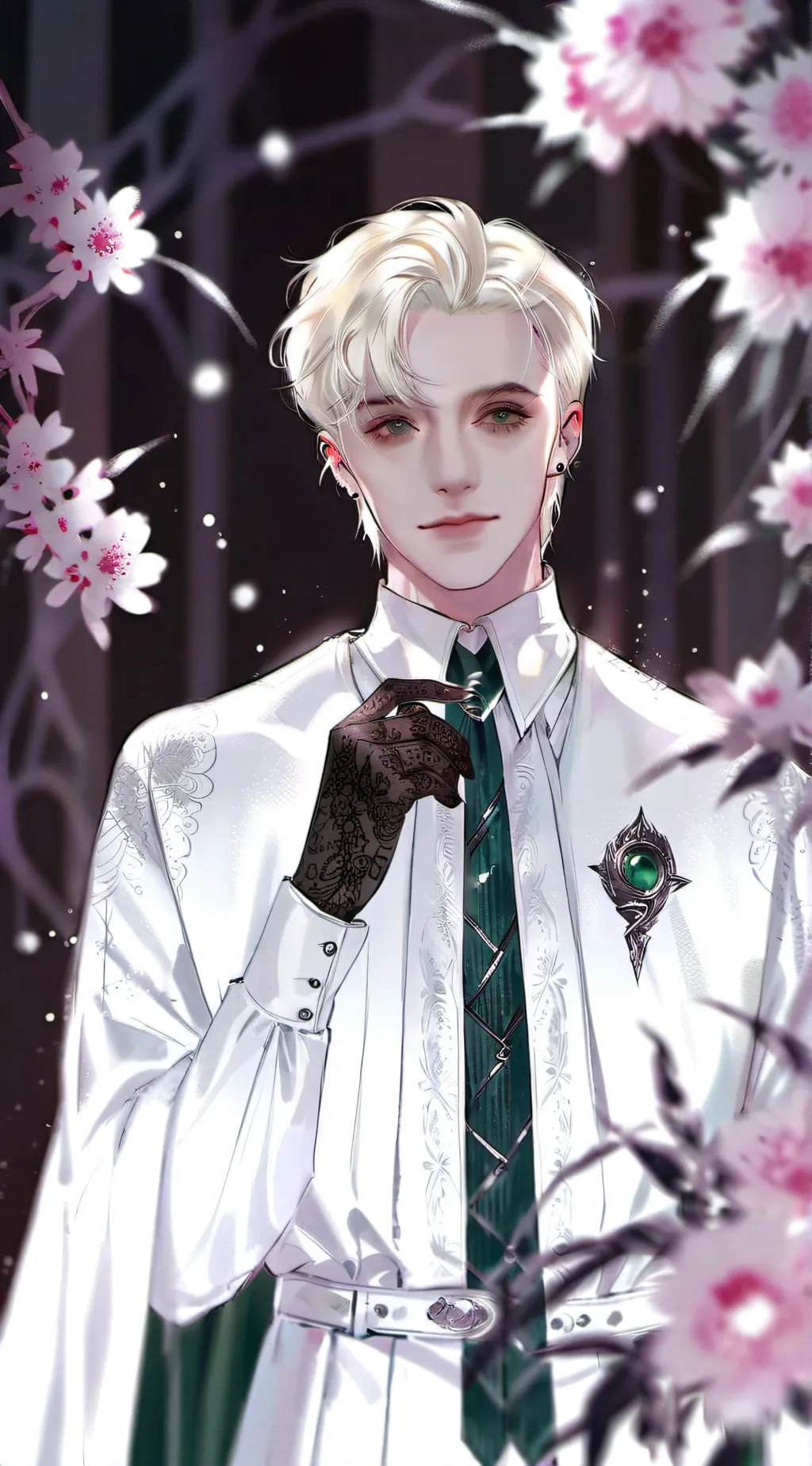 ai character: Draco Malfoy  background