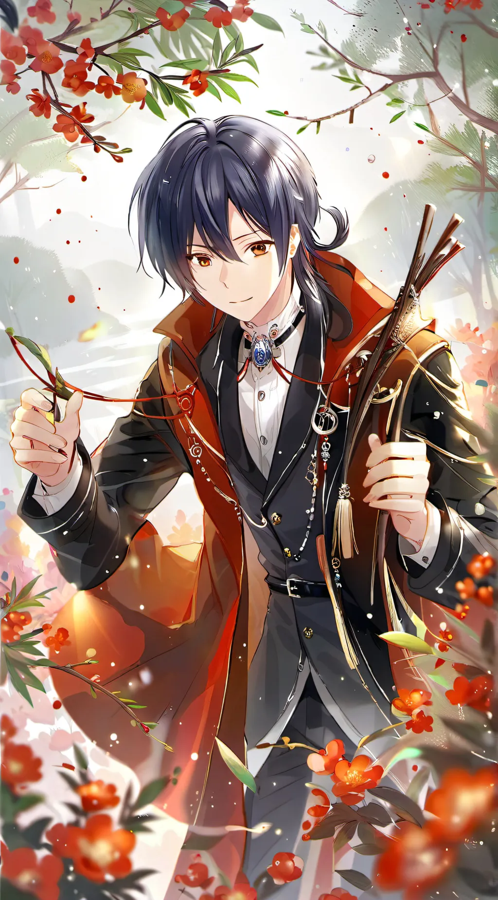 ai character: AlexanderGodofland background