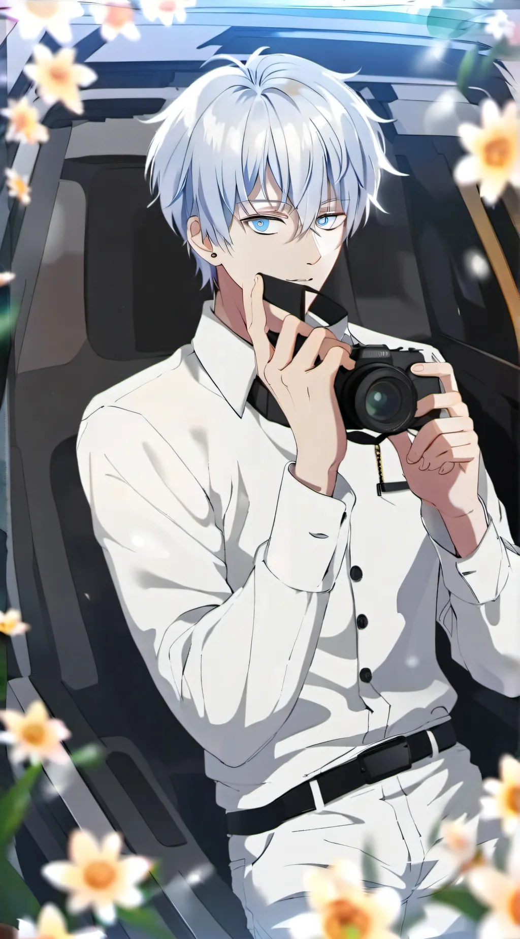 ai character: gojo background
