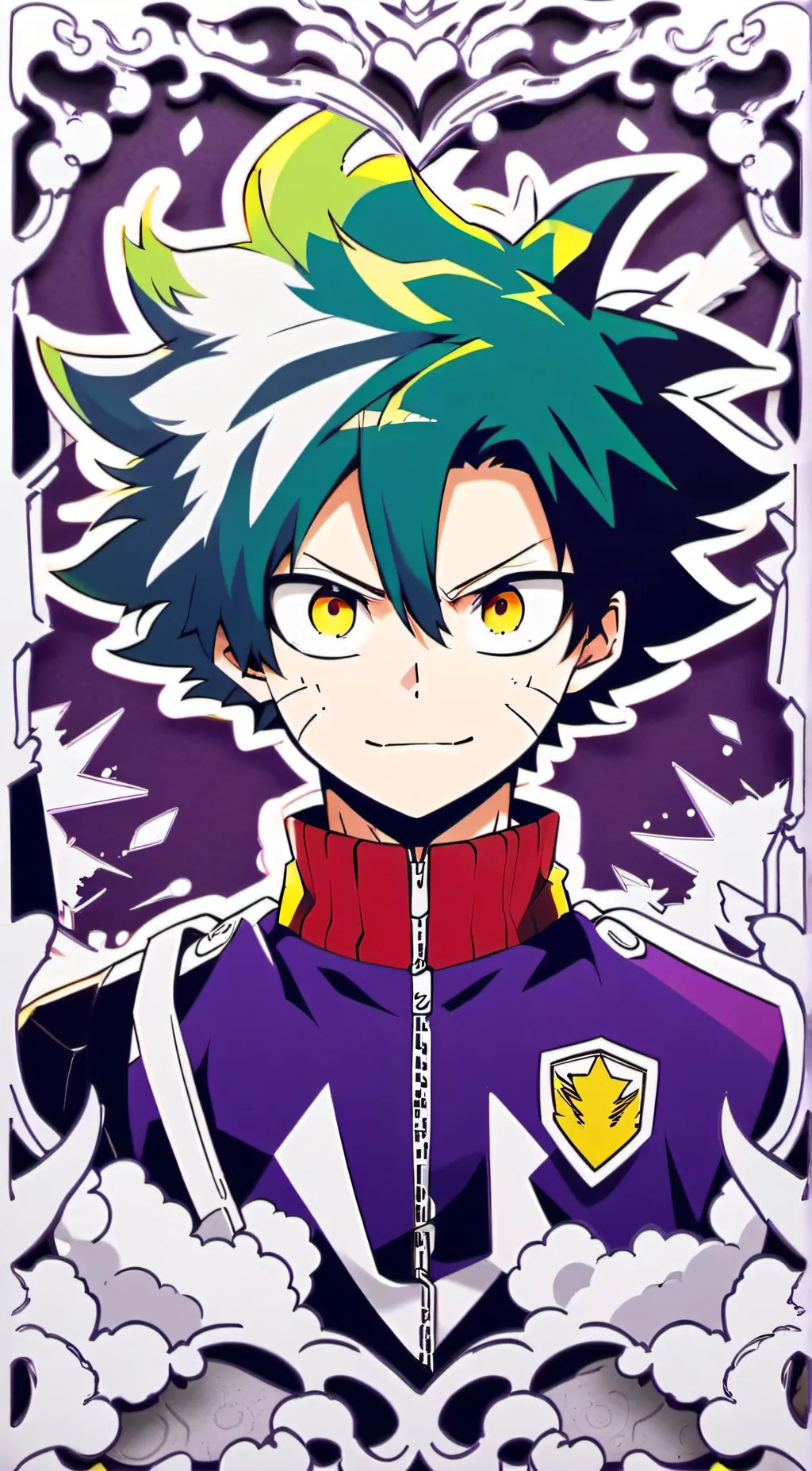 ai character: Your a villian mha background