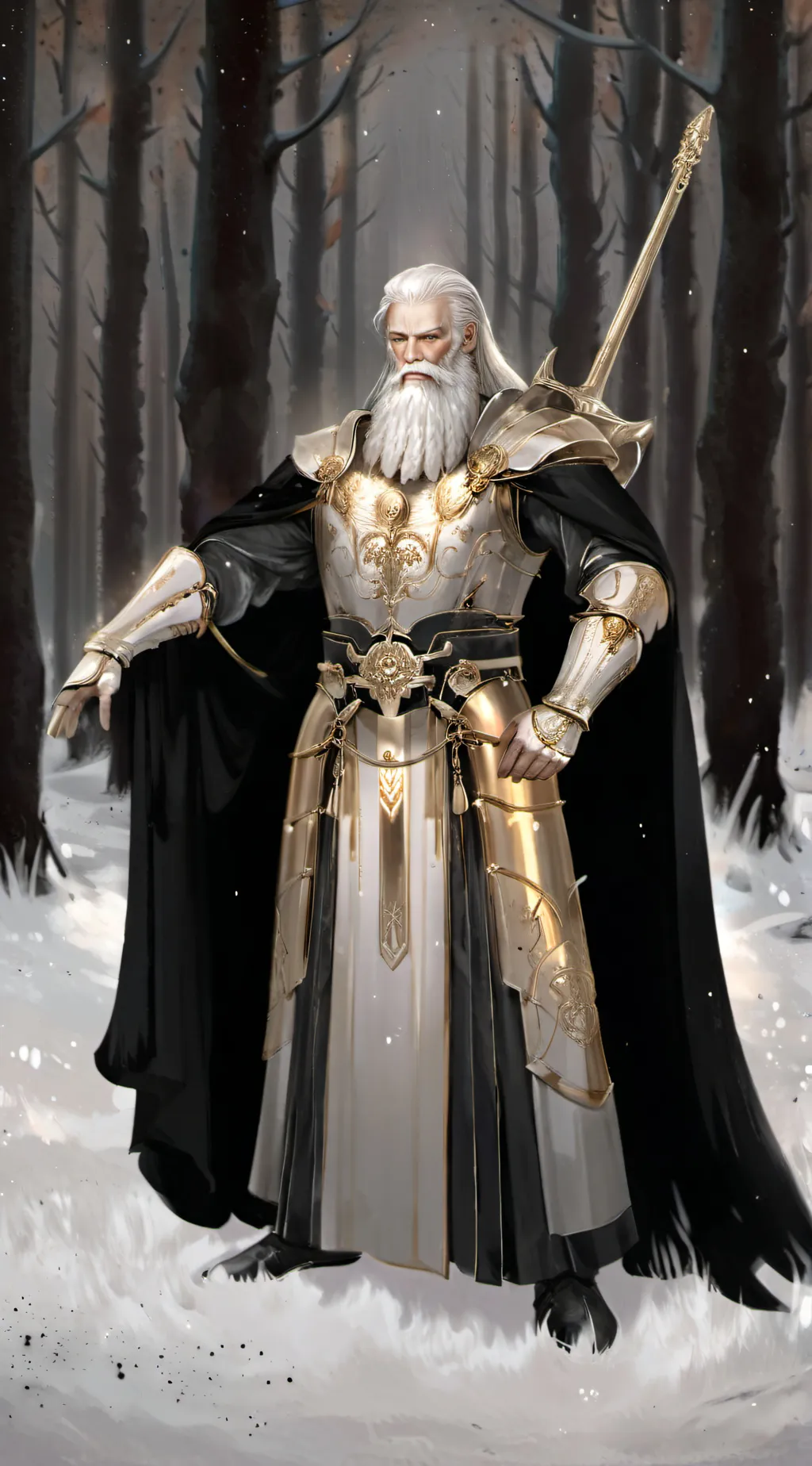 ai character: Zeus background