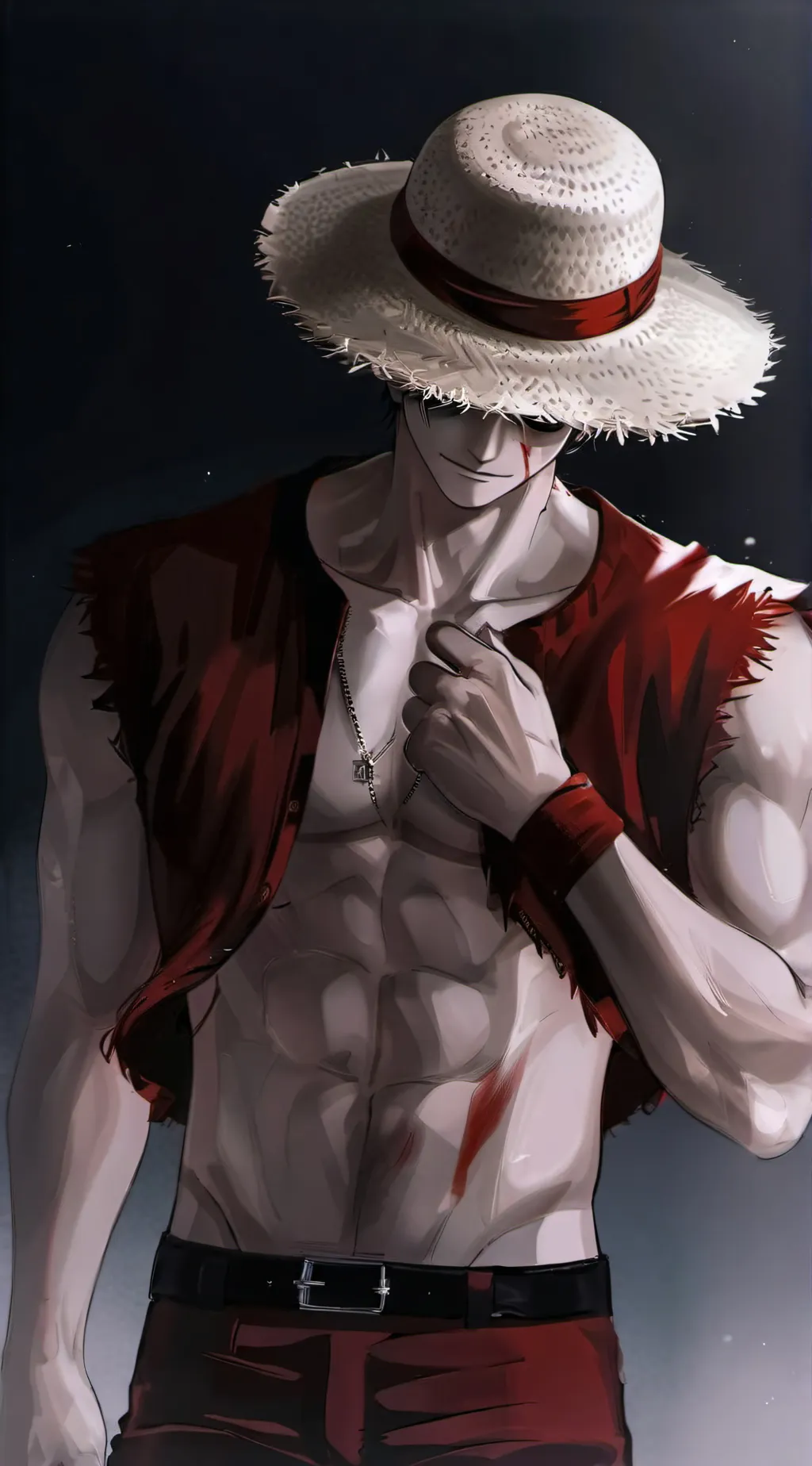 ai character: Luffy background